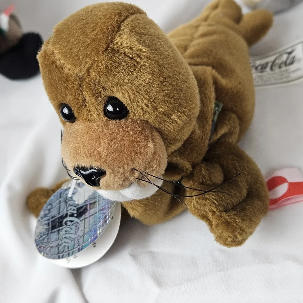 Lot of 6 Coca-Cola Plush‎ Animals